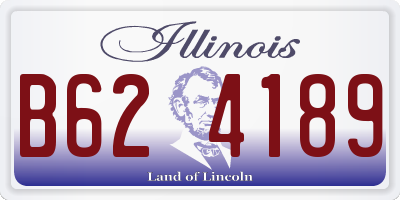 IL license plate B624189