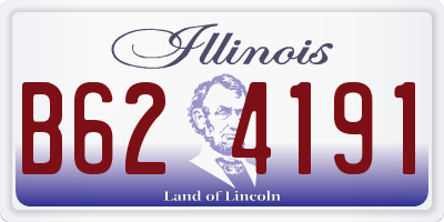 IL license plate B624191