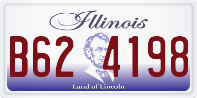 IL license plate B624198