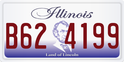 IL license plate B624199