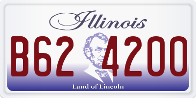 IL license plate B624200