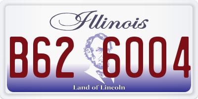 IL license plate B626004