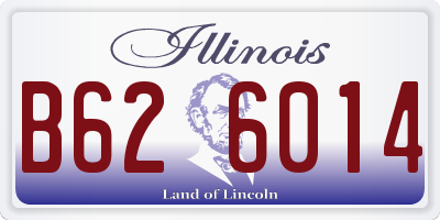 IL license plate B626014