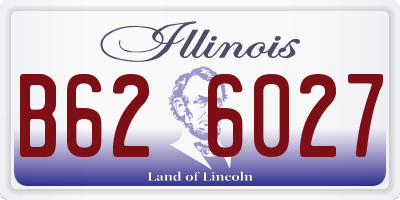 IL license plate B626027