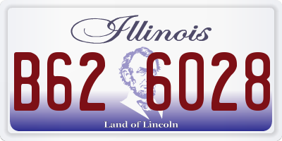 IL license plate B626028