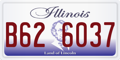 IL license plate B626037