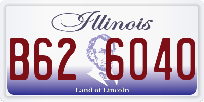 IL license plate B626040