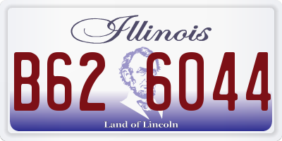 IL license plate B626044