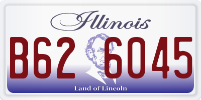 IL license plate B626045