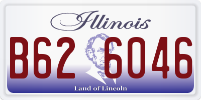 IL license plate B626046