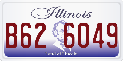 IL license plate B626049
