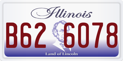 IL license plate B626078