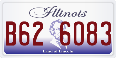 IL license plate B626083