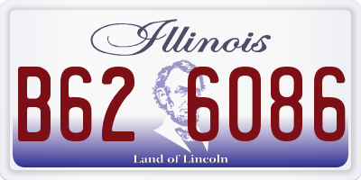 IL license plate B626086