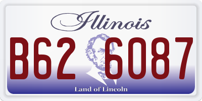 IL license plate B626087