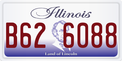 IL license plate B626088