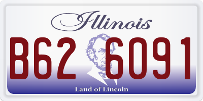 IL license plate B626091