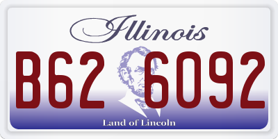 IL license plate B626092
