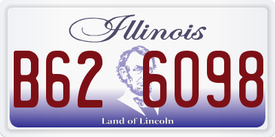 IL license plate B626098