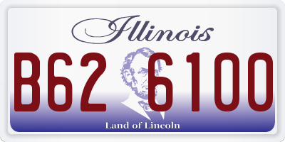 IL license plate B626100
