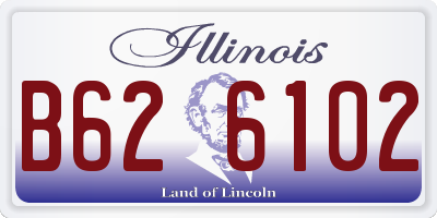 IL license plate B626102