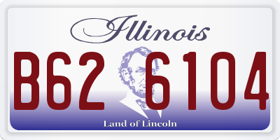 IL license plate B626104