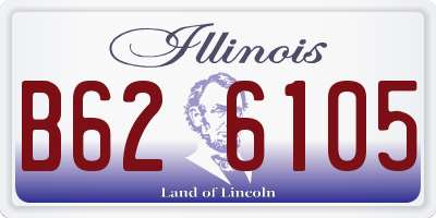 IL license plate B626105