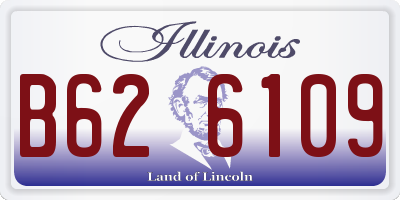 IL license plate B626109