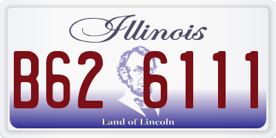 IL license plate B626111