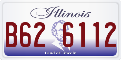 IL license plate B626112