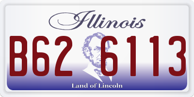 IL license plate B626113
