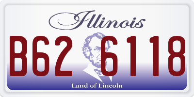 IL license plate B626118