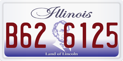 IL license plate B626125