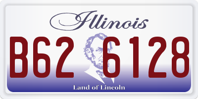 IL license plate B626128