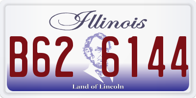 IL license plate B626144
