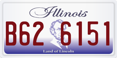 IL license plate B626151