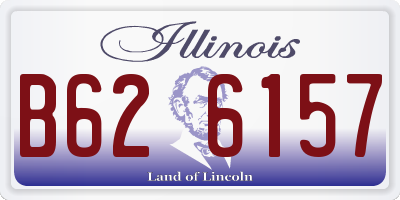 IL license plate B626157