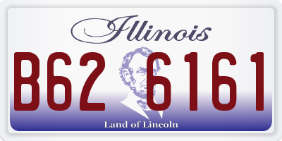 IL license plate B626161
