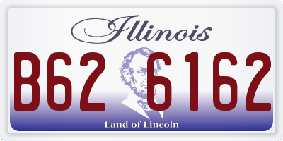IL license plate B626162