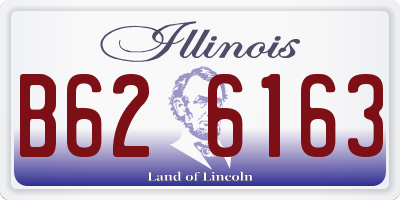 IL license plate B626163