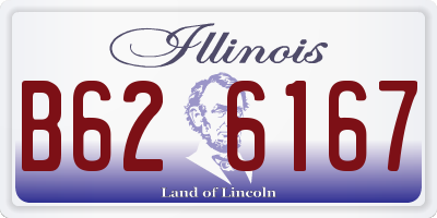 IL license plate B626167