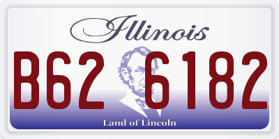 IL license plate B626182