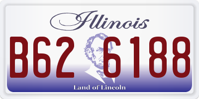 IL license plate B626188