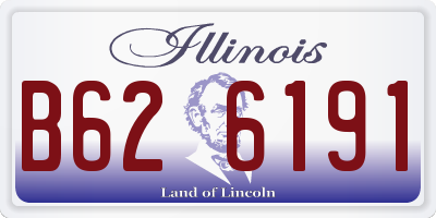 IL license plate B626191
