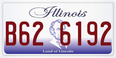 IL license plate B626192