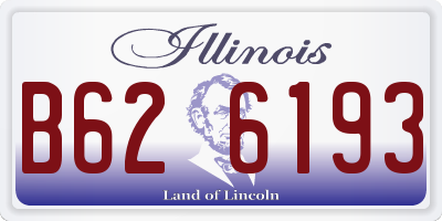 IL license plate B626193