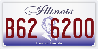 IL license plate B626200