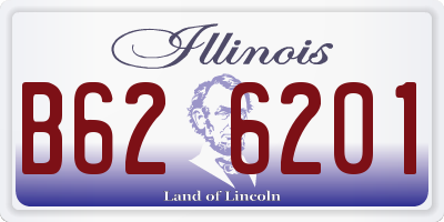IL license plate B626201