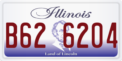 IL license plate B626204