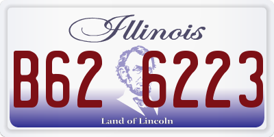 IL license plate B626223